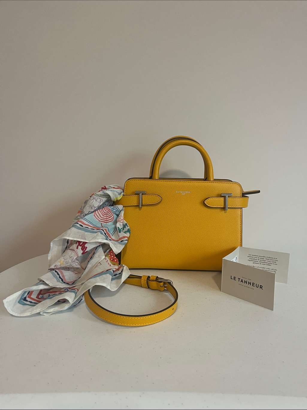 New Without Box Le Tanneur Emilie In Vibrant Mustard Yellow — image 6 of 8